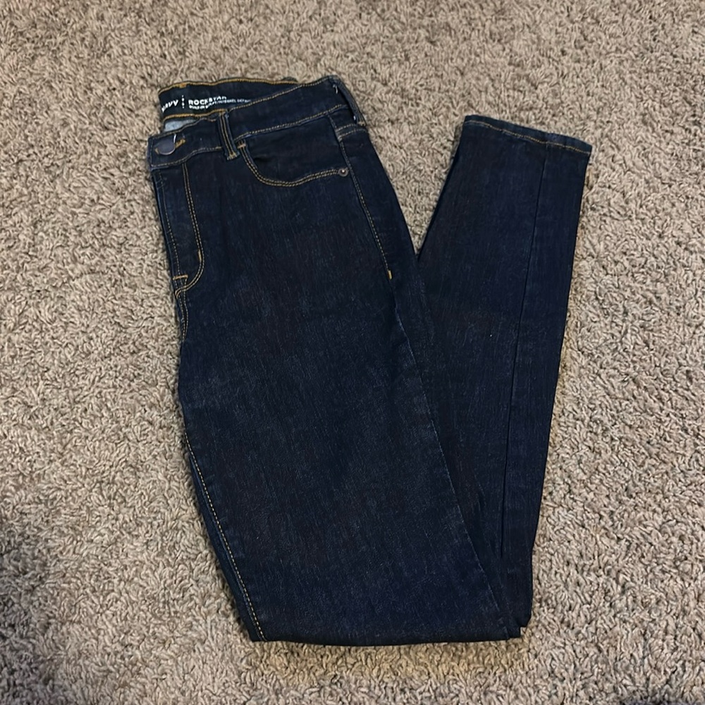 Old Navy rockstar built in sculp skinny jeans size 8